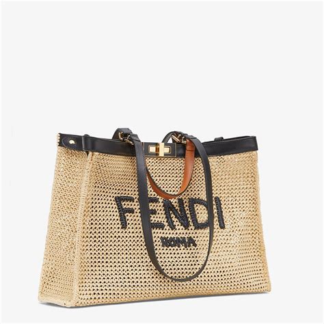 fendi raffia bucket bag|soft fun raffia tote bags.